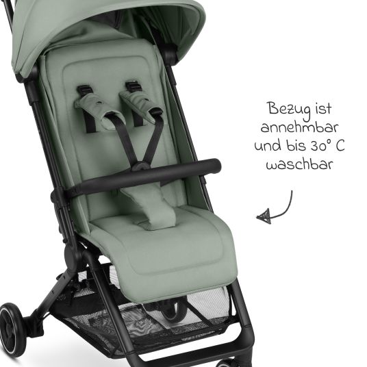 ABC Design Buggy & pushchair Ping 3 Travel up to 22 kg with flat reclining position incl. carrycot & shoulder strap - Pine