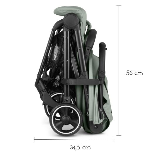 ABC Design Buggy & pushchair Ping 3 Travel up to 22 kg with flat reclining position incl. carrycot & shoulder strap - Pine