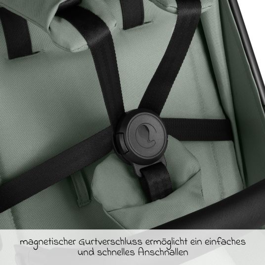 ABC Design Buggy & pushchair Ping 3 Travel up to 22 kg with flat reclining position incl. carrycot & shoulder strap - Pine