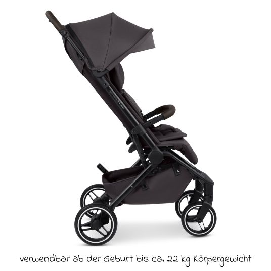 ABC Design Buggy & pushchair Ping 3 Trekking up to 22 kg with flat reclining position incl. seat insert, carry bag & shoulder strap - Falcon