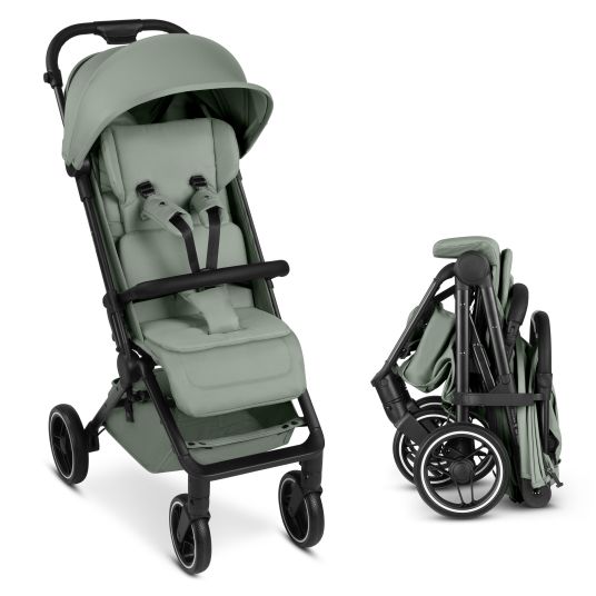 ABC Design Buggy & pushchair Ping 3 Trekking up to 22 kg with flat reclining position incl. seat insert, carry bag & shoulder strap - Pine