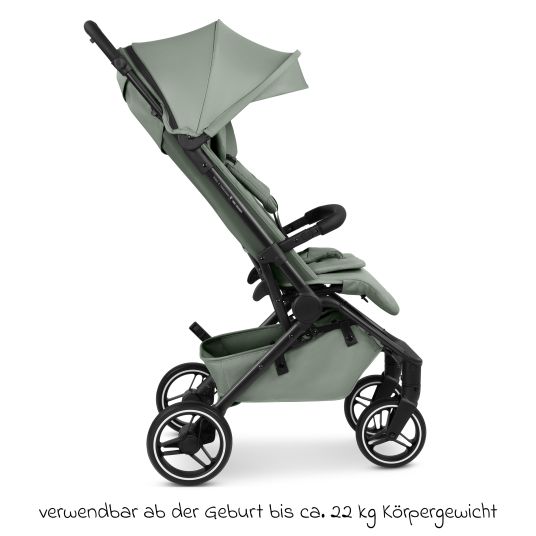 ABC Design Buggy & pushchair Ping 3 Trekking up to 22 kg with flat reclining position incl. seat insert, carry bag & shoulder strap - Pine