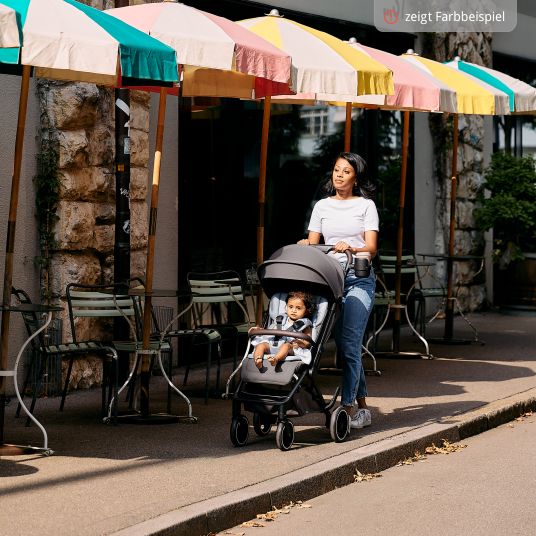 ABC Design Buggy & Sportwagen Ping 3 Trekking bis 22 kg mit flacher Liegeposition inkl. Sitzeinlage, Transporttasche & Tragegurt - Pine