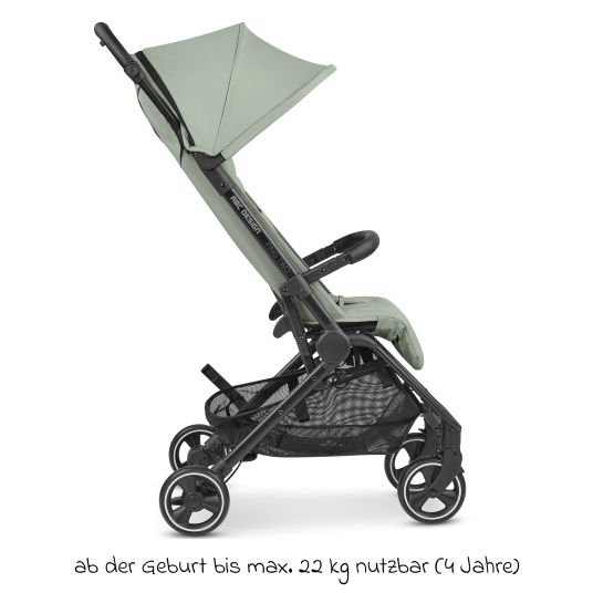 ABC Design Buggy & Sportwagen Ping Two inkl. Reboarder Pearl Pro 2 - mit flacher Liegeposition, Transporttasche & Tragegurt - Classic Edition - Pine