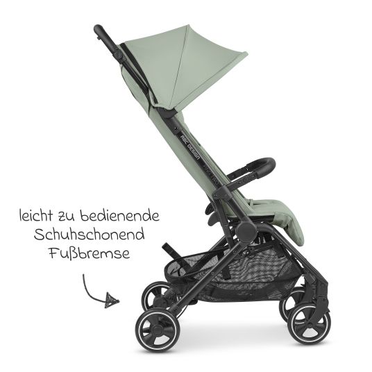 ABC Design Buggy & Sportwagen Ping Two inkl. Reboarder Pearl Pro 2 - mit flacher Liegeposition, Transporttasche & Tragegurt - Classic Edition - Pine