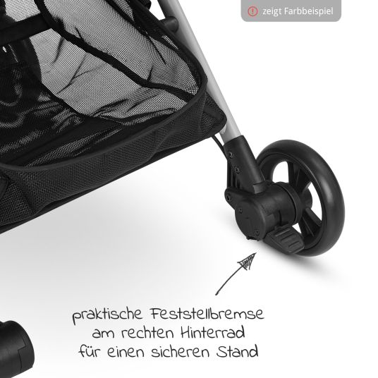 ABC Design Buggy & Sportwagen Ping Two mit flacher Liegeposition - inkl. Transporttasche & Tragegurt - Classic Edition - Honey