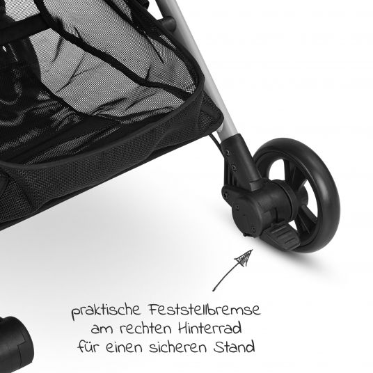 ABC Design Buggy & Sportwagen Ping Two mit flacher Liegeposition - inkl. Transporttasche & Tragegurt - Classic Edition - Lake