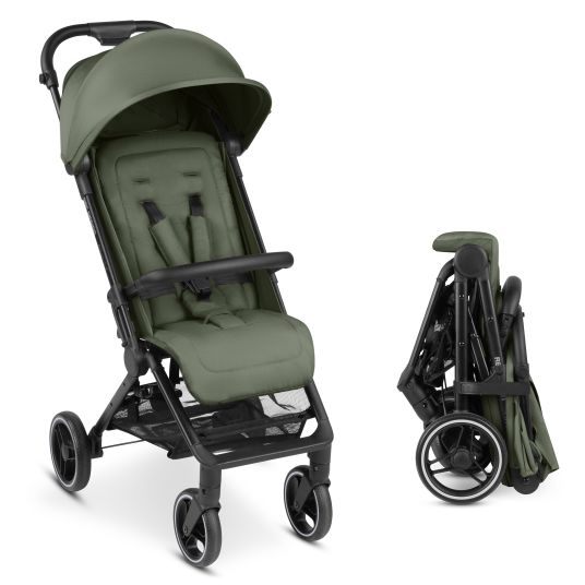 ABC Design Buggy & pushchair Ping Two Trekking with flat reclining position, carrycot and shoulder strap - Olive