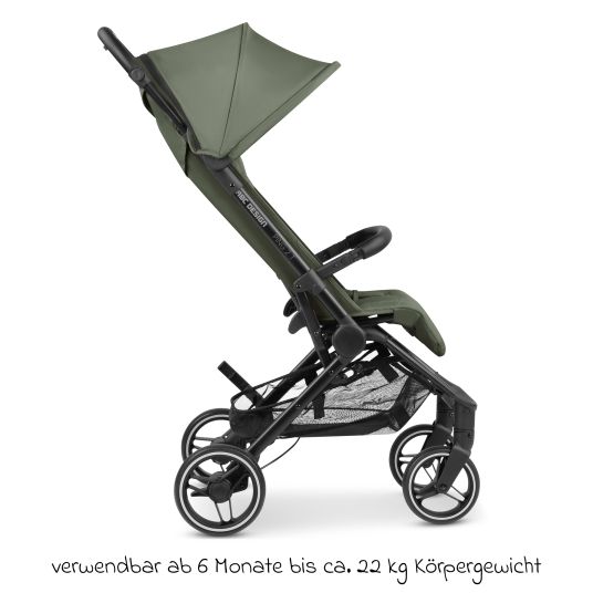 ABC Design Buggy & pushchair Ping Two Trekking with flat reclining position, carrycot and shoulder strap - Olive