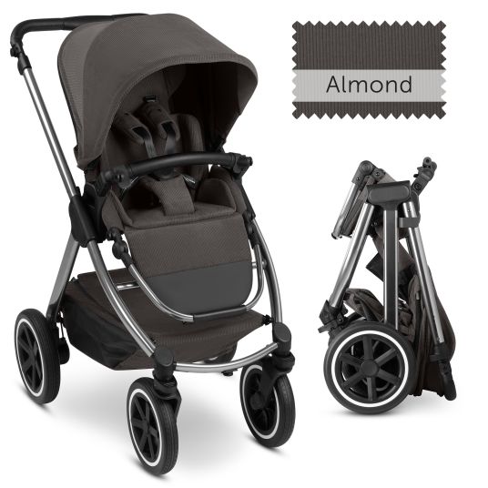 ABC Design Passeggino Samba 2 con seggiolino sportivo (da circa 9 mesi) - Almond