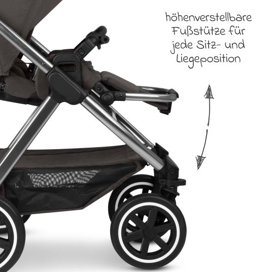 ABC Design Passeggino Samba 2 con seggiolino sportivo (da circa 9 mesi) - Almond