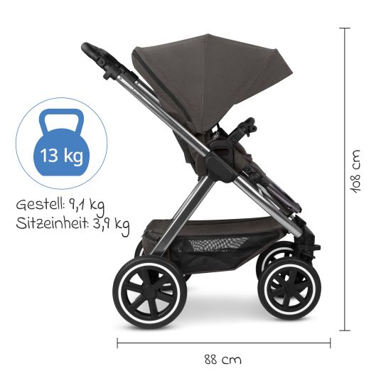 ABC Design Buggy & pushchair Samba 2 with sports seat (from approx. 9 months) - Almond