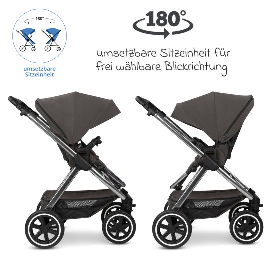 ABC Design Buggy & pushchair Samba 2 with sports seat (from approx. 9 months) - Almond