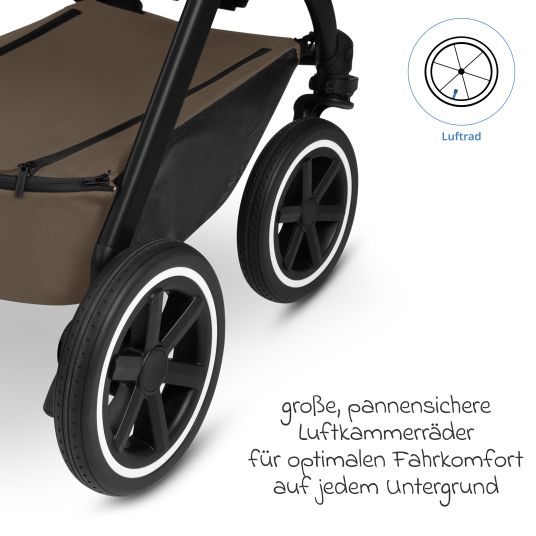 ABC Design Buggy & pushchair Samba 2 with sports seat (from approx. 9 months) - Dark Brown