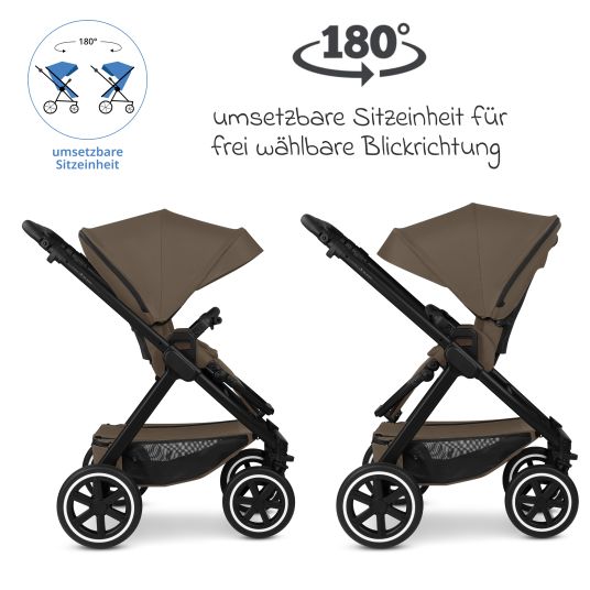 ABC Design Buggy & pushchair Samba 2 with sports seat (from approx. 9 months) - Dark Brown