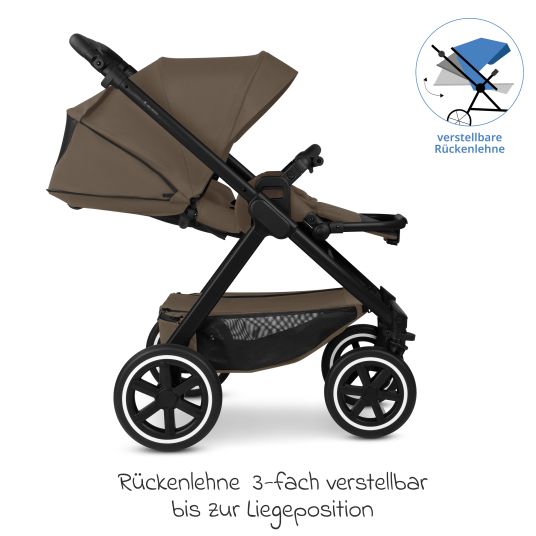 ABC Design Buggy & pushchair Samba 2 with sports seat (from approx. 9 months) - Dark Brown