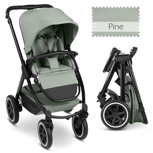 ABC Design Passeggino e carrozzina Samba 2 con seggiolino sportivo (da circa 9 mesi) - Pino