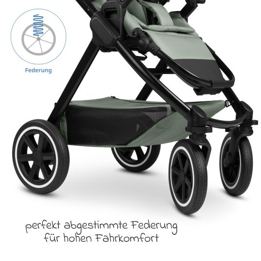 ABC Design Passeggino e carrozzina Samba 2 con seggiolino sportivo (da circa 9 mesi) - Pino