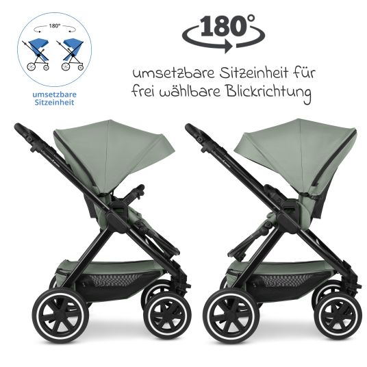 ABC Design Passeggino e carrozzina Samba 2 con seggiolino sportivo (da circa 9 mesi) - Pino