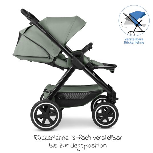 ABC Design Passeggino e carrozzina Samba 2 con seggiolino sportivo (da circa 9 mesi) - Pino