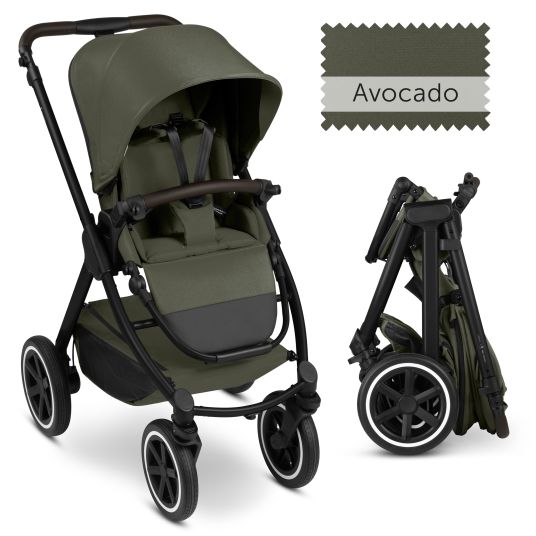 ABC Design Buggy & pushchair Samba 2 with sports seat (from approx. 9 months) - Pure - Avocado