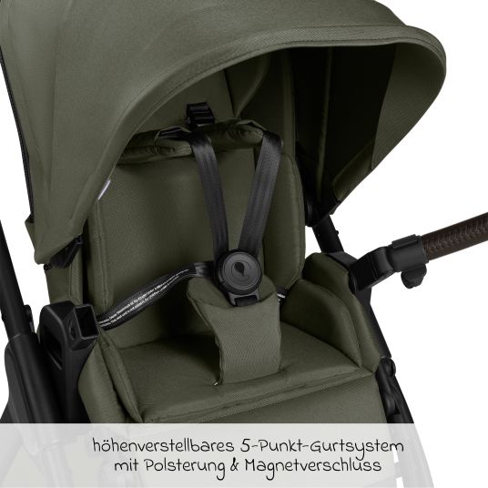 ABC Design Buggy & pushchair Samba 2 with sports seat (from approx. 9 months) - Pure - Avocado