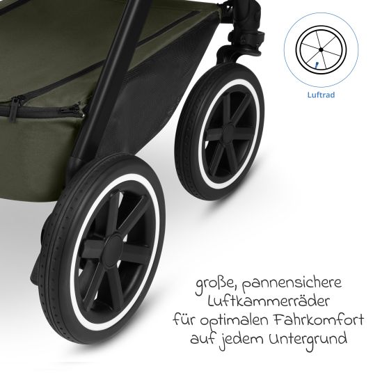 ABC Design Buggy & pushchair Samba 2 with sports seat (from approx. 9 months) - Pure - Avocado