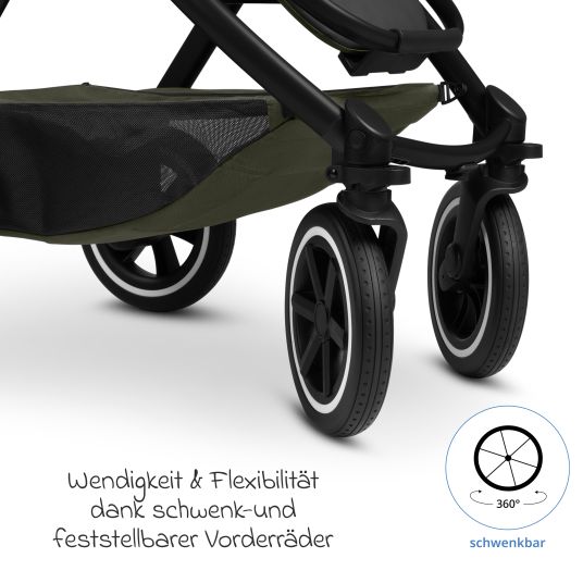 ABC Design Buggy & pushchair Samba 2 with sports seat (from approx. 9 months) - Pure - Avocado