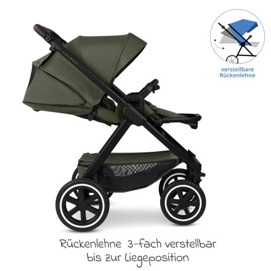 ABC Design Buggy & pushchair Samba 2 with sports seat (from approx. 9 months) - Pure - Avocado