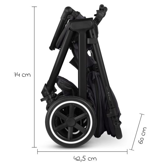 ABC Design Buggy & pushchair Samba 2 with sports seat (from approx. 9 months) - Pure - Coal