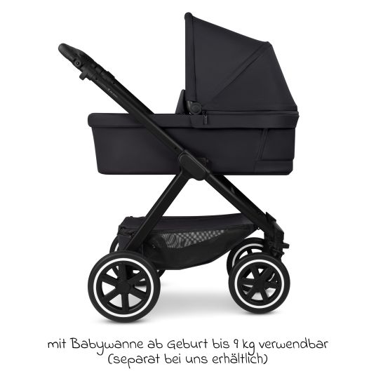 ABC Design Passeggino Samba 2 con seggiolino sportivo (a partire da circa 9 mesi) - Pure - Coal