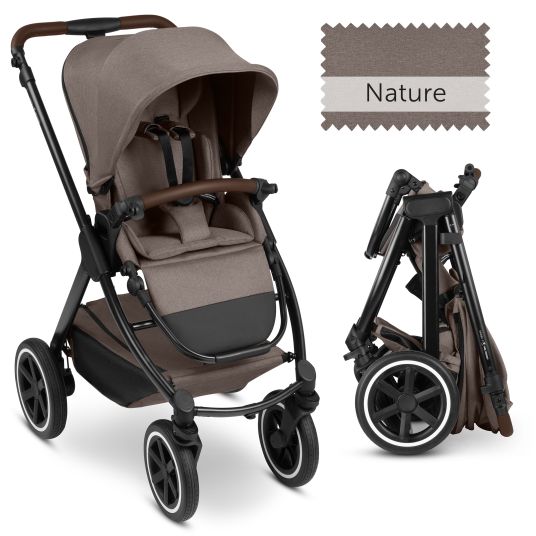 ABC Design Passeggino Samba 2 con seggiolino sportivo (a partire da circa 9 mesi) - Pure - Nature