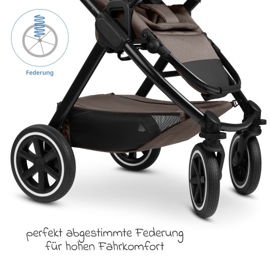 ABC Design Passeggino Samba 2 con seggiolino sportivo (a partire da circa 9 mesi) - Pure - Nature