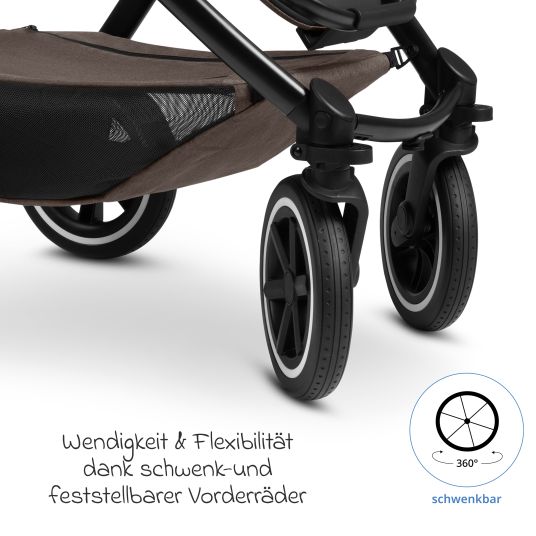 ABC Design Buggy & pushchair Samba 2 with sports seat (from approx. 9 months) - Pure - Nature