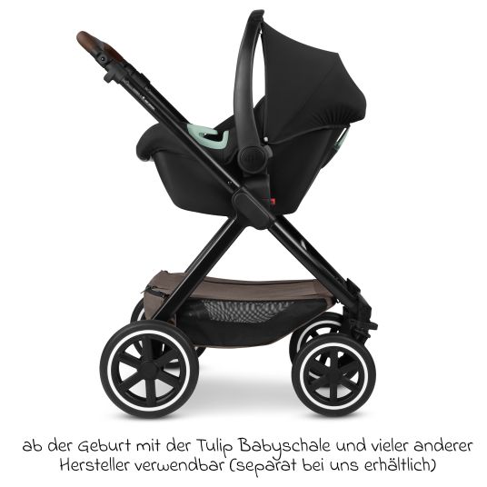 ABC Design Passeggino Samba 2 con seggiolino sportivo (a partire da circa 9 mesi) - Pure - Nature