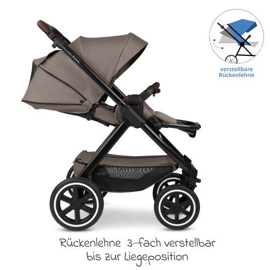 ABC Design Passeggino Samba 2 con seggiolino sportivo (a partire da circa 9 mesi) - Pure - Nature