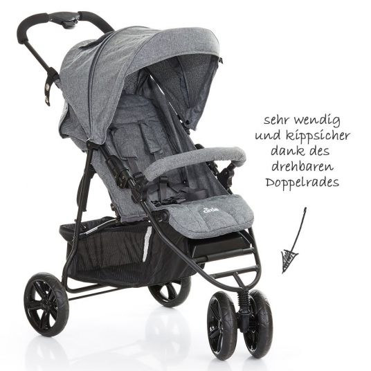 ABC Design Buggy Treviso 3 - Woven-Anthracite (Circle-Line)