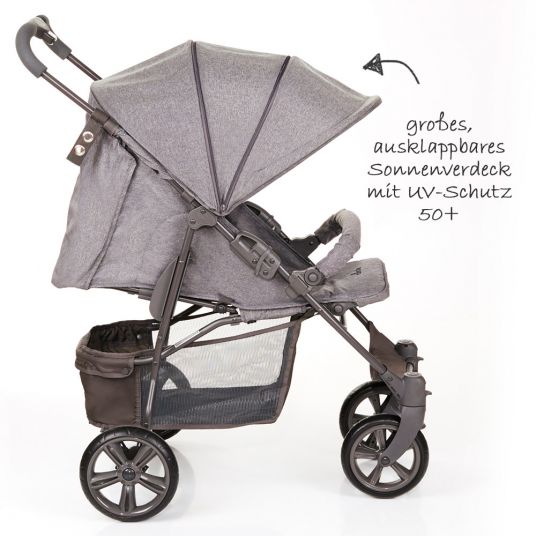 ABC Design Buggy Treviso 4 - Woven Anthracite (Circle-Line)