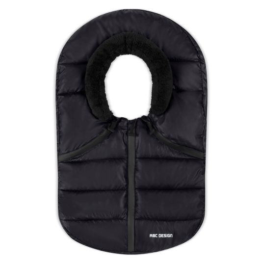 ABC Design Coperta / coprigambe invernale per il seggiolino auto Tulip - Nero