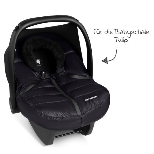 ABC Design Cover / winter footmuff for the Tulip infant car seat - Black