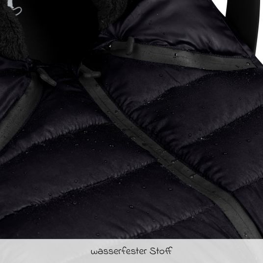 ABC Design Cover / Winterfußsack für die Babyschale Tulip - Black