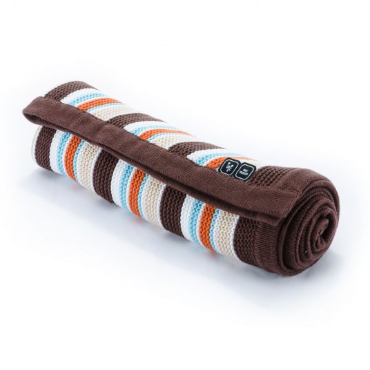 ABC Design Blanket - Stripes Brownie