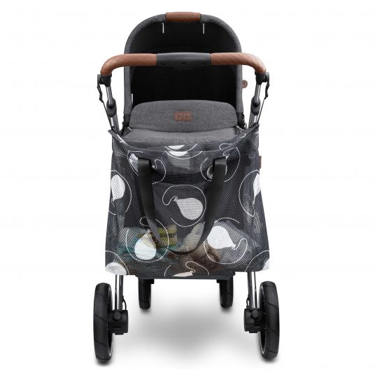 ABC Design Einkaufstasche für Kinderwagen-Schieber (Griff) - Black