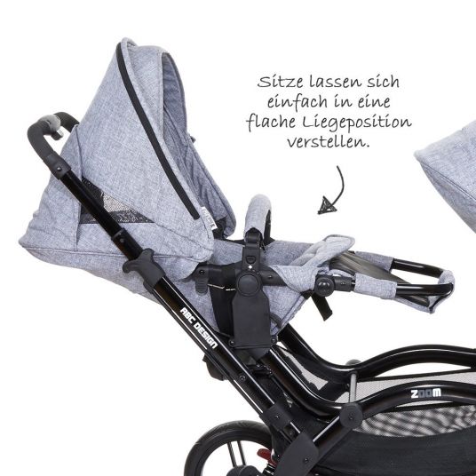 ABC Design Sibling carriage Zoom - Graphite Black