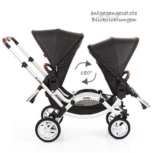 ABC Design Sibling carriage & twin stroller Zoom Air - Piano