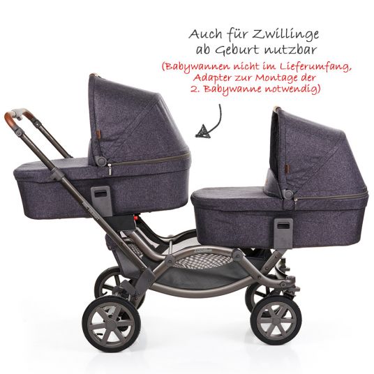 ABC Design Geschwisterwagen & Zwillingskinderwagen Zoom Air - Street