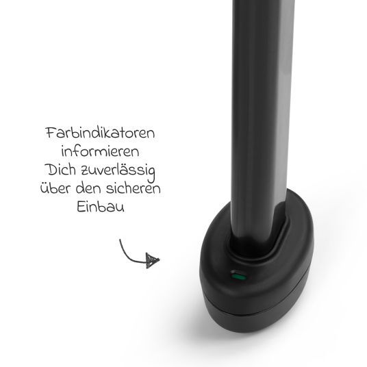 ABC Design Base Isofix Radice (ruota di 360°) per Tulip e Lily - Nero