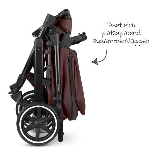 ABC Design Jogger & pushchair Salsa 5 Run with sports approval, pneumatic tires, seat insert and handbrake - Umbra