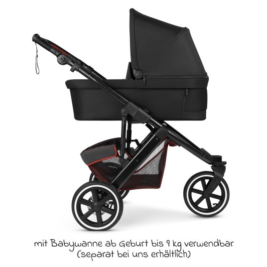 ABC Design Jogger & pushchair Salsa 5 Run with sports approval, pneumatic tires, seat insert and handbrake - Umbra