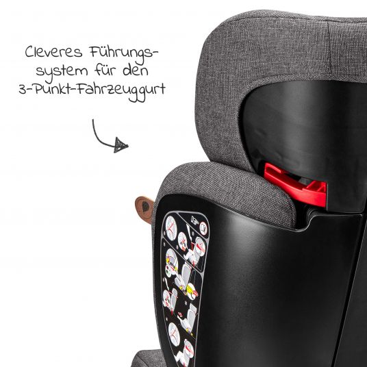 ABC Design Kindersitz Mallow (Autositz Gruppe 2/3) - Diamond Edition - Asphalt
